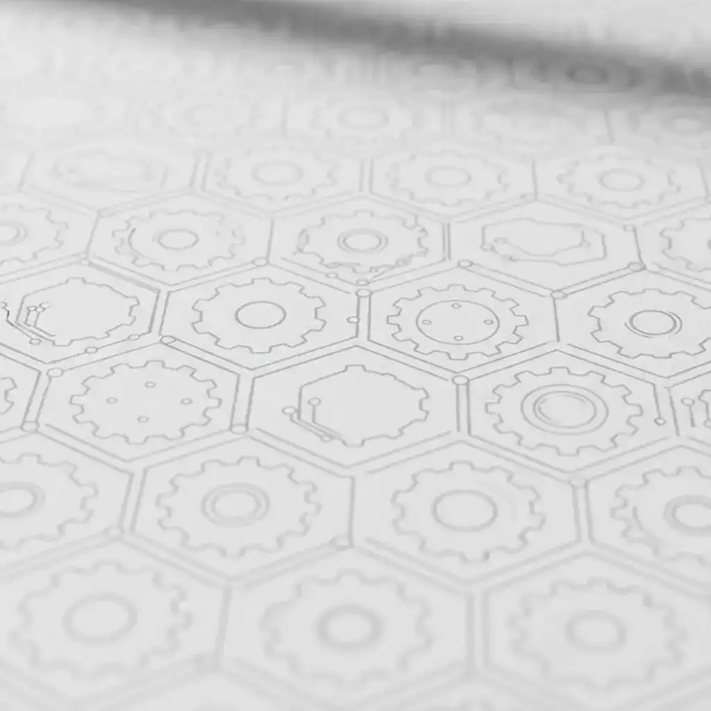 Abstract hexagon background pattern