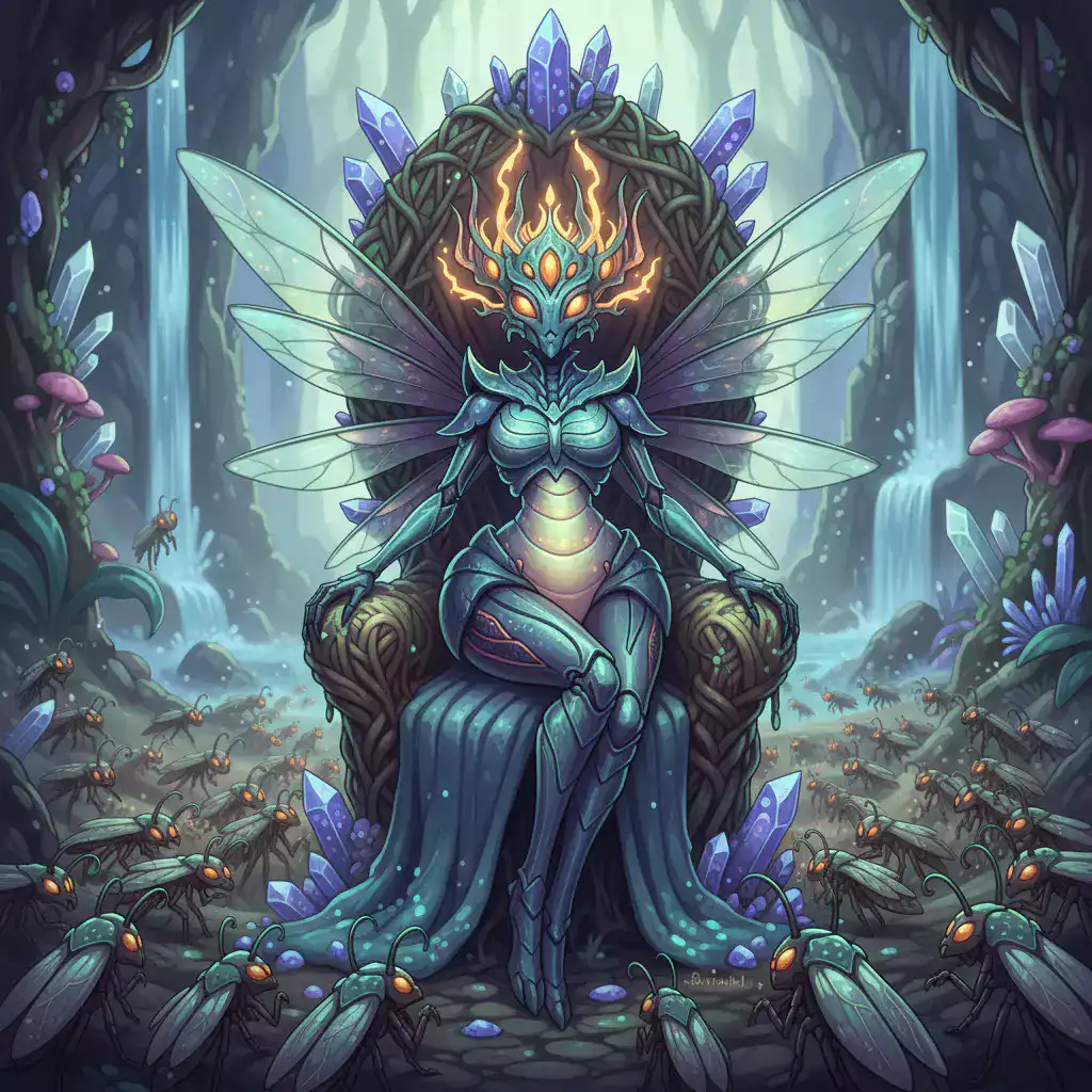 Cartoon Arthronid Queen