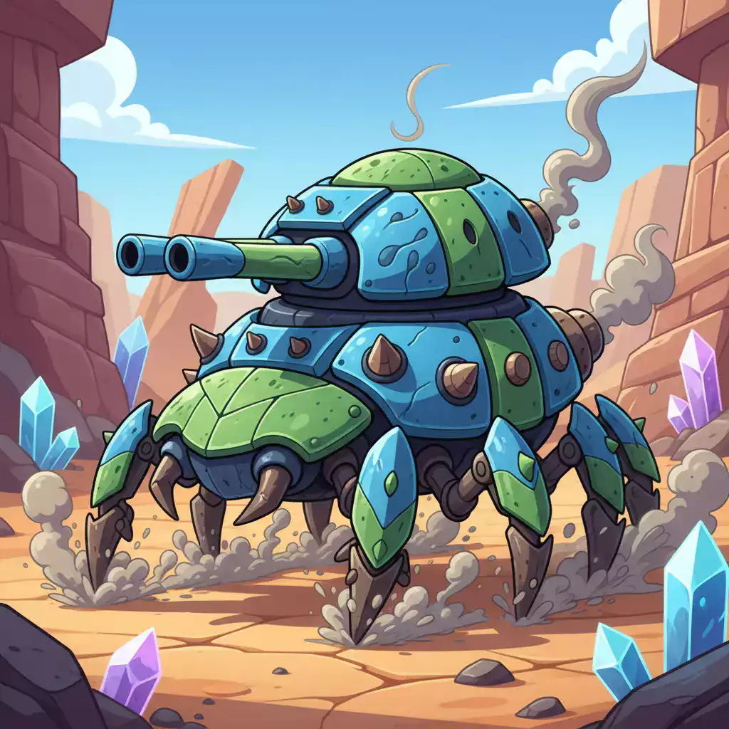 Cartoon Arthronid Tank